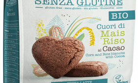 Cuori di mais e riso al cacao senza glutine 