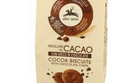 Frollini al cacao con gocce di cioccolato