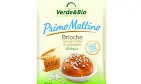 Brioche con granella di zucchero con olio di girasole e burro di karité