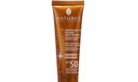 Crema-gel viso Solare Antirughe SPF50