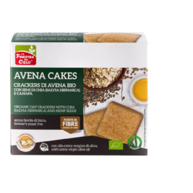 Avenacakes-Crackers Di Avena Con Semi Di Chia E Canapa Bio - La Finestra sul Cielo