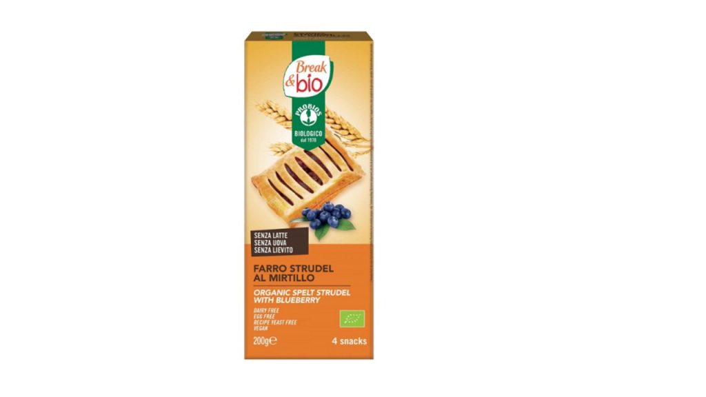 Farro strudel al mirtillo - Probios