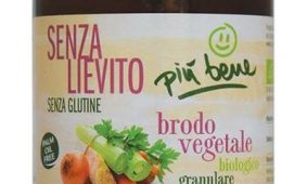 Brodo vegetale granulare senza lievito