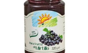 Pura frutta di mirtillo