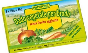 Dado vegetale senza lievito aggiunto