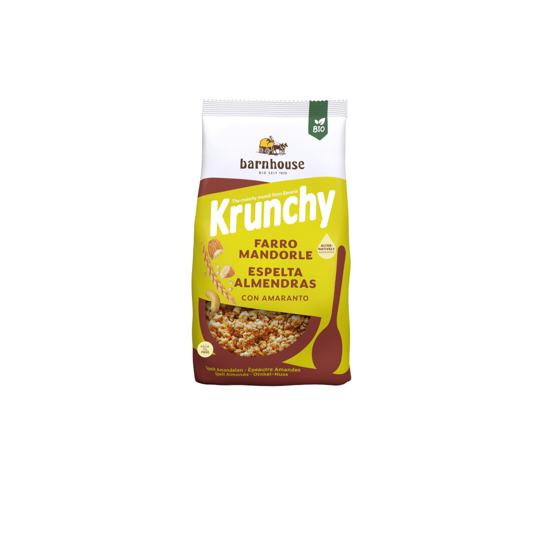 Krunchy Amaranth - Granola all'amaranto con farro e mandorle
