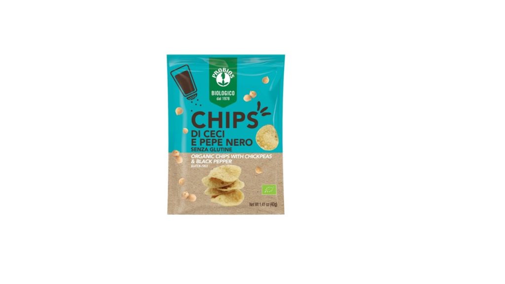 Chips di ceci e pepe nero senza glutine - Probios