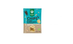 Chips di ceci e pepe nero senza glutine 