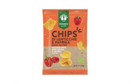 Chips di lenticchie e paprika senza glutine 