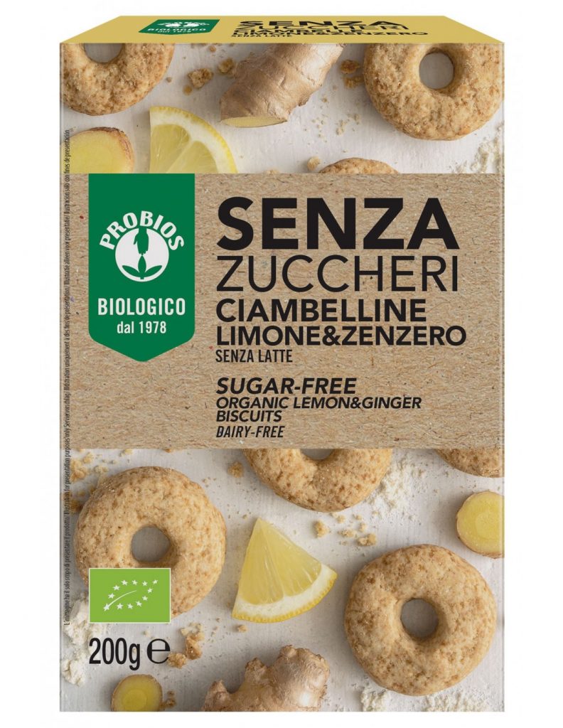 Ciambelline limone & zenzero SENZA ZUCCHERI - Probios