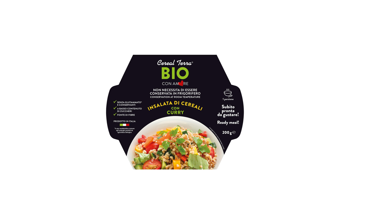 Insalata di cereali con curry - Cereal terra