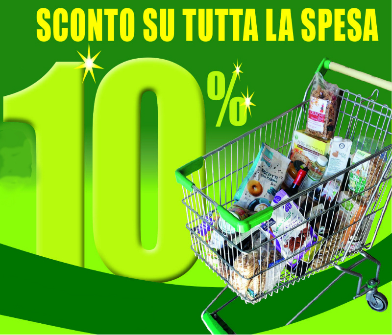 Festeggia con noi!!! Sconto del 10% su tutta la merce!