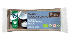 Snack di riso cocco e cacao s/g 