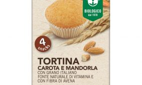 Tortina carota e mandorla 